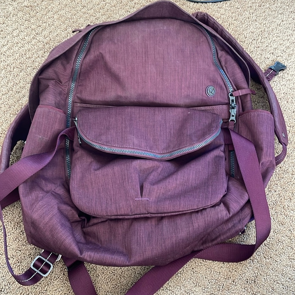 Lululemon Purple backpack!